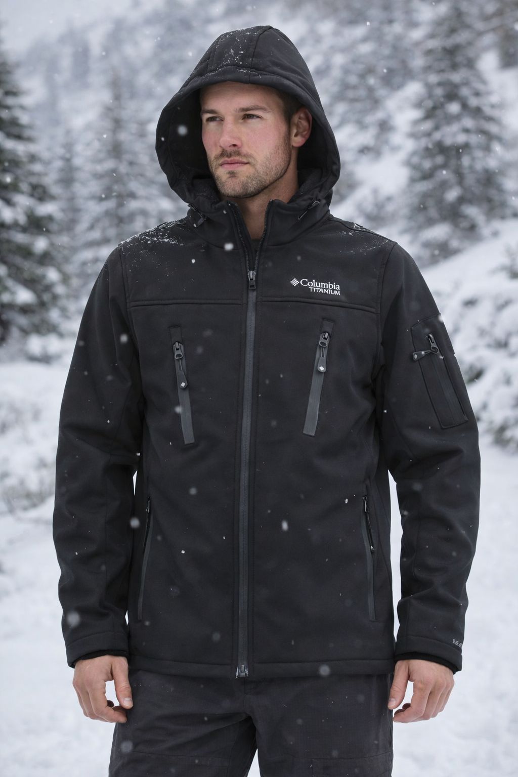 Columbia polarlı softshell mont - Görsel 2